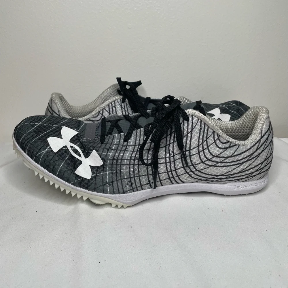Under Armour Kick Distance 3 Black White Mens Size 10.5